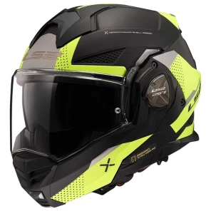 LS2 Åpningshjelm FF901 Advant X Oblivion Matt Svart/Gul