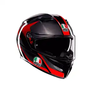 AGV K3 E2206 MPLK - STRIGA SORT/GRÅ/RØD