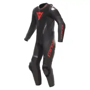 DAINESE DEMON SPRINT PERF 1PC SKINN DRESS SORT, SORT/LAVARØD