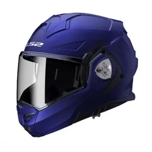 LS2 Åpningshjelm FF901 Advant X Oblivion Solid Matt Blå