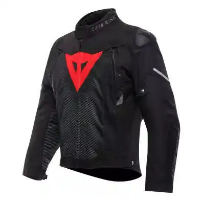 DAINESE SUPER SPRINT D-DRY JAKKE SORT/SORT/LAVA-RØD